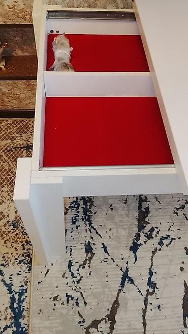 demir qapi satilir: Qonaq masası, İşlənmiş, Açılan, Dördbucaq masa — 3