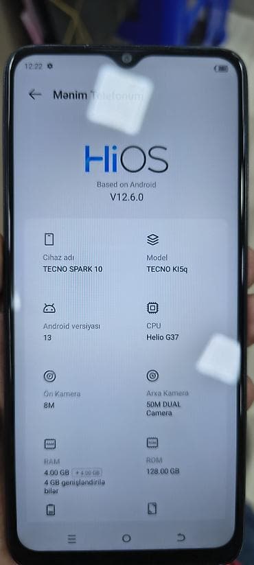 tecno spark go 1 qiyməti: Tecno Spark 10 4G, 128 GB, rəng - Qara, İki sim kartlı, Face ID, Sensor — 7