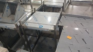 Asia: Paslanmayan poladdan istehsal olunmuş peşəkar mətbəx masaları və rəfli — 7