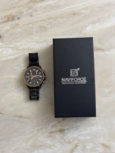 oğlan sepləri: İşlənmiş, Qol saatı, NaviForce, rəng - Qara — 2