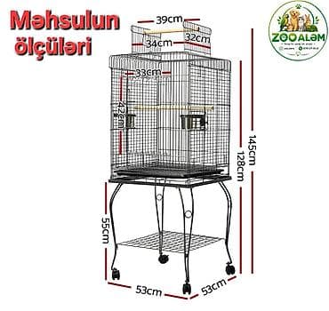 afcarklar: Tutuquşu Qəfəsi Bu model orta və böyük tutuquşular üçün hazırlanmış — 2