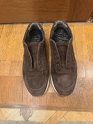 Туфли: Kişi ayaqqabısı – zamşa idman-klassik üslub - Rəng: tünd qəhvəyi - — 5