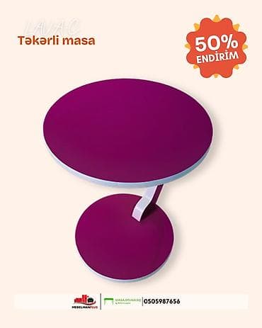 magaza vitrin: Jurnal masası, Yeni, Açılmayan, Laminat, Yumru masa — 10