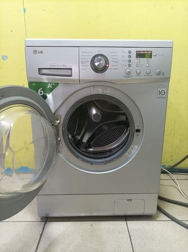 soyuducu mator: Paltaryuyan maşın LG, 6 kq, İşlənmiş, Avtomat, Qurutma var, Kredit yoxdur, Ödənişli çatdırılma — 3