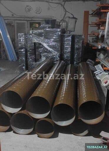 Elektrik işləri: Havalandırma sistemləri üçün istifadə olunan, metal materialdan — 1