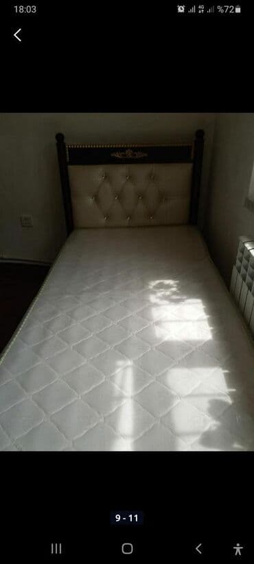 Çarpayılar: Yeni, Təknəfərlik çarpayı, Bazalı, Matras ilə, Siyirməsiz, Azərbaycan — 7