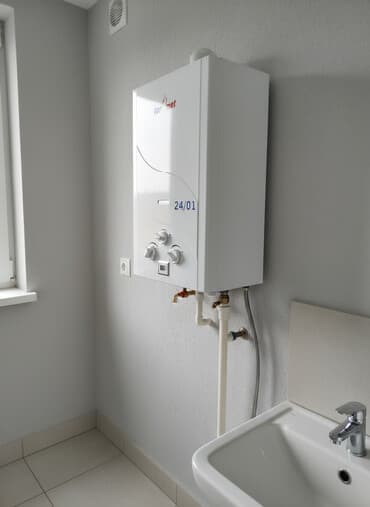 süd köpükləndirici: Termet qazla işləyən su qızdırıcısı (model 24/01) - Divardan asılan — 1