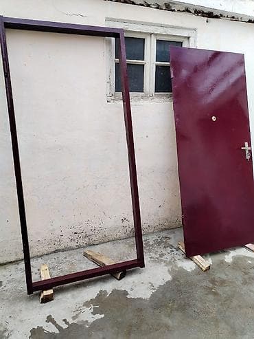 2eded Dəmir giriş qapısı və qutu (karkas) komplekti - Material: tam