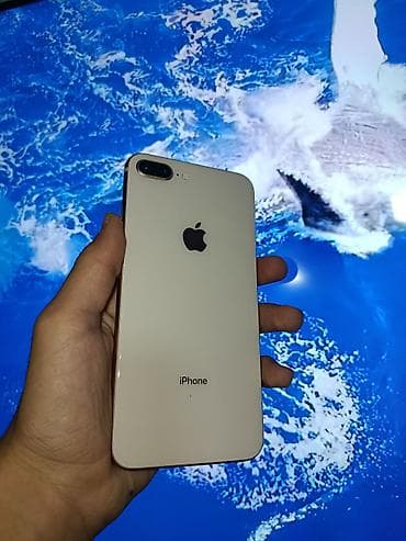 iphone 12 adapter: IPhone 8 Plus, Qızılı, Barmaq izi — 1
