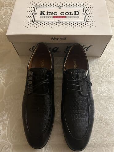 batinka 43: Məhsul: King Gold Footwear kişi klassik ayaqqabısı - Rəng: qara - Üst — 2