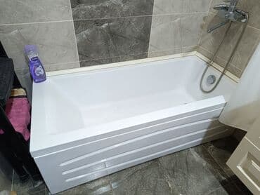 унитазы в баку цены: İşlənmiş Vanna, Plastik, 150x70 sm, Ünvandan götürmə — 1