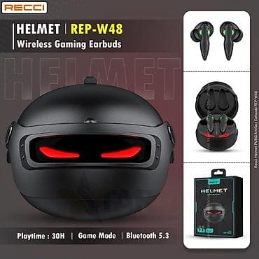karaoke mikrofon bluetooth: RECCI HELMET REP-W48 – Wireless Gaming Earbuds - Bluetooth 5.3 – — 4