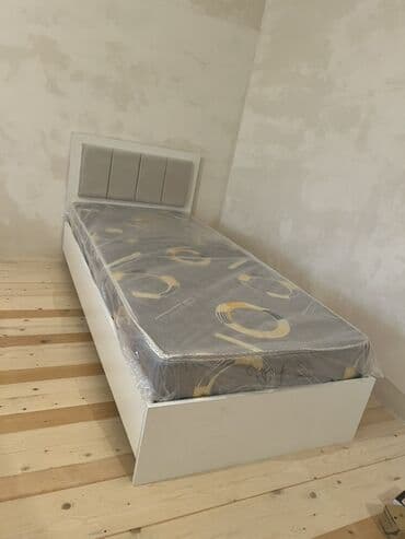 tek carpayı: Təknəfərlik çarpayı, Bazasız, Matras ilə, Siyirməli, Azərbaycan — 6