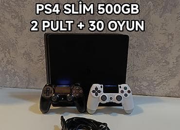 Ən son model CUH-2216A PS4 slim 500gb +2pult +20 oyun. Sistem-13.50