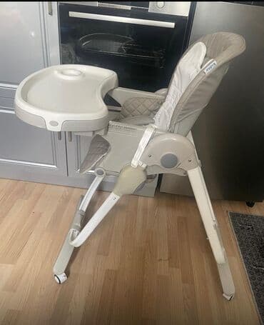 uşaq oturacagi: Uşaq yemək stulu – təkərlı, qatlanan model hec 1deffekt yoxdur.Super — 2