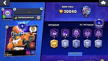 bağ evine aile teleb olunur 2023: Brawl Stars hesabı – yüksək göstəricilər və müxtəliflik - Kupa yolu — 1