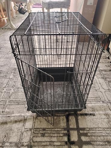 british pişik: Metall itlər üçün qəfəs - Material: möhkəm polad məftil konstruksiya — 2