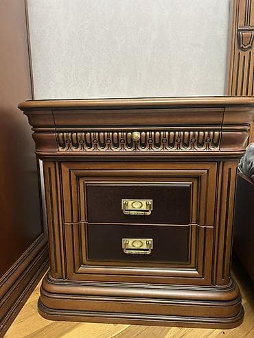 rif mebel: Klassik dizaynlı taxta tumbə - Material: keyfiyyətli massiv ağac — 1