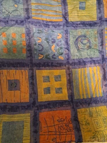 тюль белый: Yeni, Tül, rəng - Göy — 5