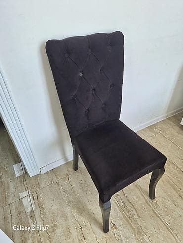 komputer masa: Qonaq otağı üçün, İşlənmiş, Qatlanmayan, rəng - Qara Stul — 6