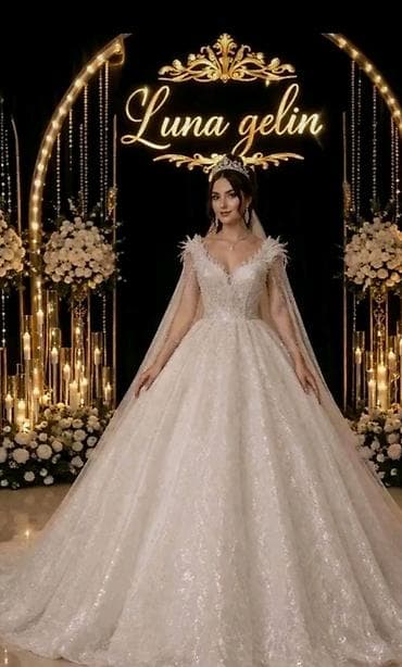 qadın donlar: Luna Gelin – zərif gəlinlik 100manata ikinci əl möhtəşəm gəlinliklər — 1