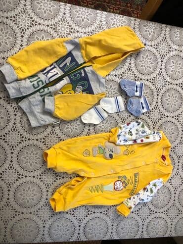 Uşaq geyimi və ayaqqabıları: Uşaq dəsti, Uniseks, 0 - 3 ay — 1