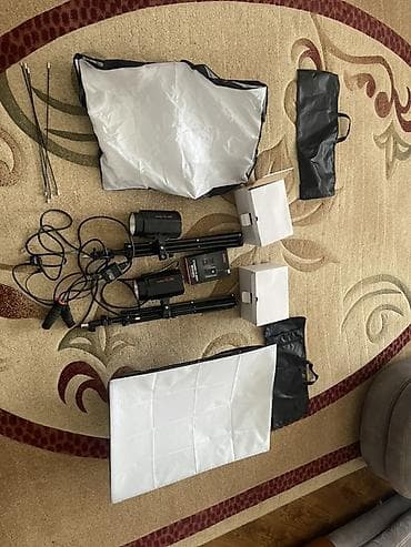 Studiyalı işıqlandırma dəsti – video və foto çəkiliş üçün Komplekt: -