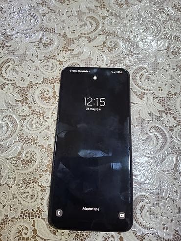 philips xenium 9@9d: Samsung Galaxy A20, 32 GB, rəng - Göy, Barmaq izi — 2