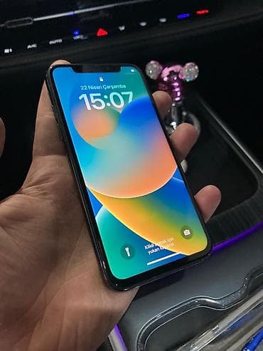 IPhone X, 64 GB, Qara, Face ID