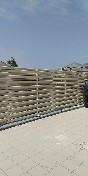 Dekorativ divar panelləri: Alüminium dekorativ panjur tipli hasar paneli - Material: yüksək — 7