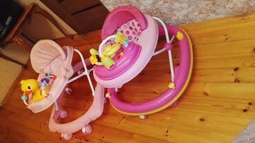 Uşaq yürüteci – 2 ədəd,her biri 30 manata satilir çəhrayı rəngdə. 1) — 5