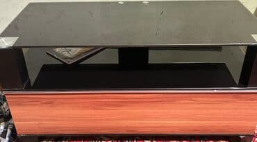 где купить матрицу для телевизора: Прямой ТВ стенд, С полками, Стеклянный — 2