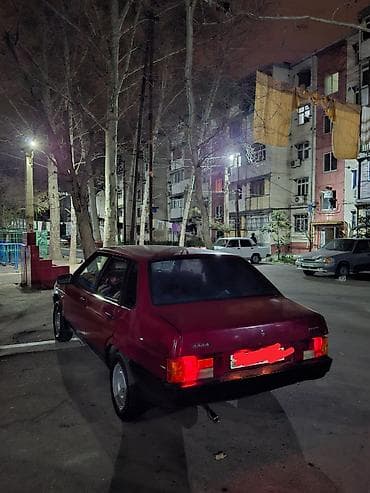 ford tranzit 2000: LADA Samara (VAZ 21099) sedan - Kuzov: 4 qapılı sedan, qırmızı rəng - — 2