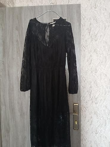 Qara krujeva don - Rəng: qara - Parça: tam krujeva (şəffaf tekstura)
