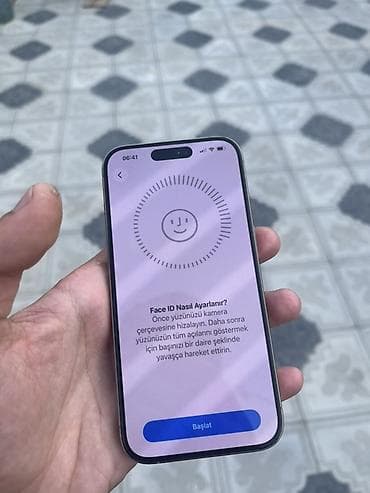 Elektronika: IPhone 15 Pro, 128 GB, Natural Titanium, Face ID — 9