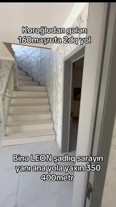 gencede ev: Binə 4 otaqlı, 4 kv. m, Yeni təmirli — 4