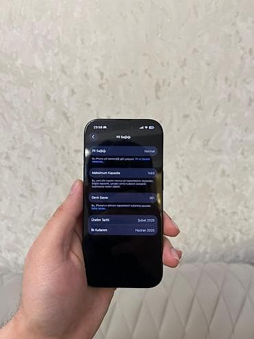 Kompüter, noutbuk və planşetlər: IPhone 16 Pro, 256 GB, Graphite, Zəmanət, Barmaq izi, Simsiz şarj — 4