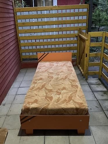 Təknəfərlik çarpayı, Matras ilə, Siyirməsiz