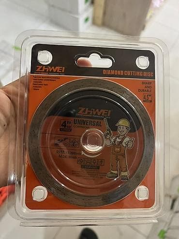 super dini sekiller: ZHWEI Diamond Cutting Disc – Universal, Continuous - Ölçü: 4.5" (4 — 1