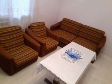 i̇şlənmiş divan: Mingəçevir şəhərindədir. Dəst 1 divan 2 kreslo daxildir — 1