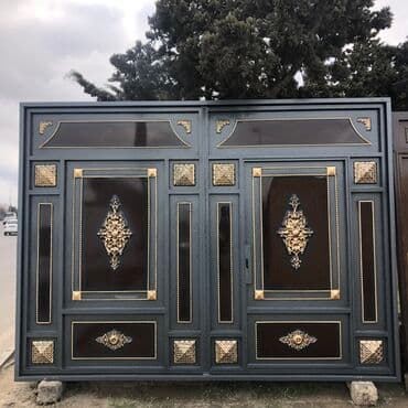 darvazalar satilir: Eni-3.50 Hündürlük-2.60 Çerçive -8lik ŞvellerProfil — 3