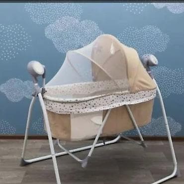 Oğlan və qız üçün, İşlənmiş, Dördbucaq, Beşik, Dəstsiz, Matras ilə, Yellənmə mexanizm ilə