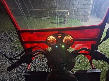 turbo az fort: Yükdaşıma üçün üçtəkərli motosiklet (trisikl) - Korpus: qırmızı — 4