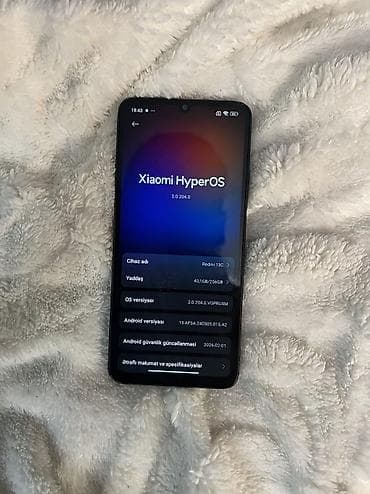 codera informatika pdf 2 ci nəşr: Redmi 13C, 256 GB, rəng - Qara, Barmaq izi, Face ID — 10