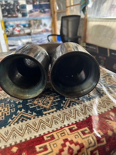 dubaydan avtomobil ehtiyat hisseleri: Akrapovič ikili egzoz ucu (Y tipli) - Brend: Akrapovič (loqo — 2