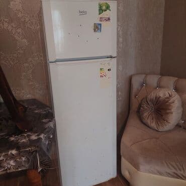 kreditle soyducu: Б/у 2 двери Beko Холодильник Продажа, цвет - Белый — 2