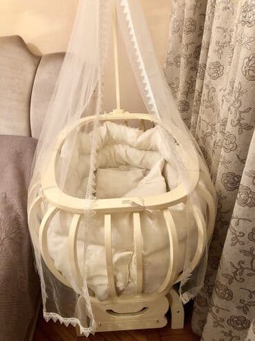 Oğlan və qız üçün, İşlənmiş, Yumru, Beşik, Dəst ilə, Matras ilə, Yellənmə mexanizm ilə