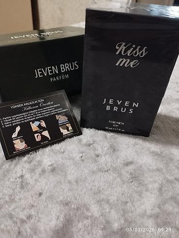 Jeven brus Kiss me satılır . Orijinal ətirdir kişilər üçün . 50 ml — 3