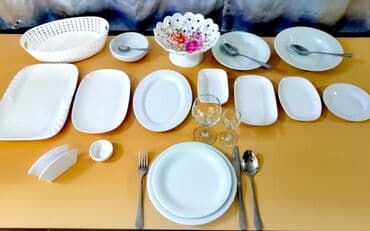 сдам контейнер на ортосайском рынке: Kirayə qab-qacaq. Stol stul icarəsi,qablar,ağ servis qablar. Ad — 10