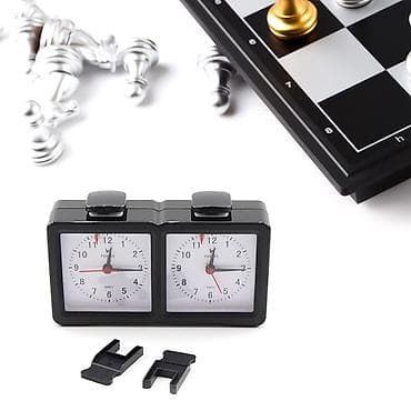 Şahmat saatı – ikili mexaniki düyməli (quartz mexanizmli) Məhsul